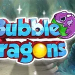 Text Bubble Dragons ve výrazném 3D stylu s obrázkem fialového dráčka na zeleném pozadí