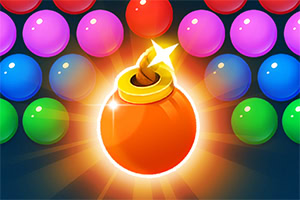 Enjoy endless fun with Bubble Swap and explosive BOMB power-ups
