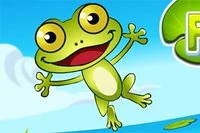 Help the frog to cross the busy road and river