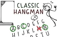 Klasická hra Hangman v HTML5 a více jazycích. Hrajte na PC, smartphonu i