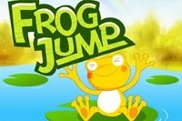 Jump as high as you can with your frog