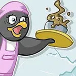 In Penguin Diner, be ready to manage your own restaurants and serve the penguin customers!